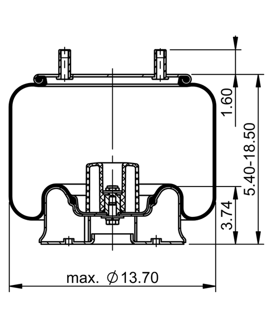 10 10-16 S 724 | ContiTech Luftfjeder
