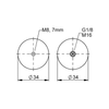 SK 19-4 G1/8 | Continental ContiTech ตัวกระตุ้นอากาศแบบปลอก