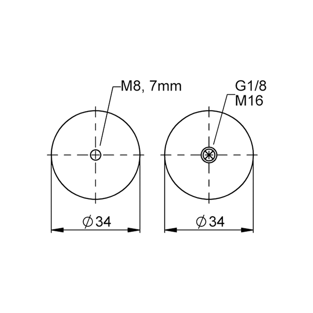 SK 19-4 G1/8 | Continental ContiTech ตัวกระตุ้นอากาศแบบปลอก