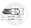 FS 530-11 CI G1/4 | Continental ContiTech Бір конволяциялық ауа жетекі