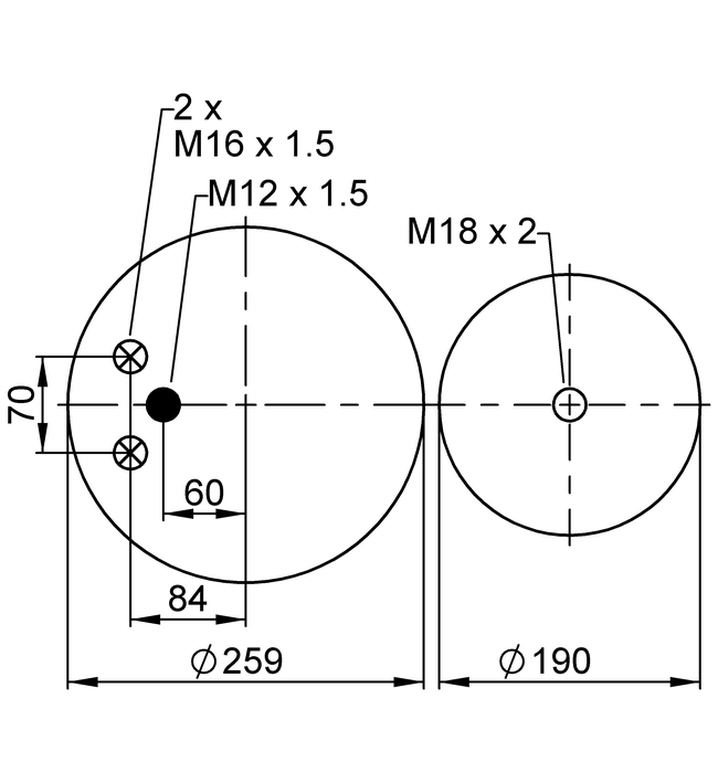 4884 N1 P07 | ContiTech-lugveer vir MAN TGA ALV 13/6.5-vragmotor