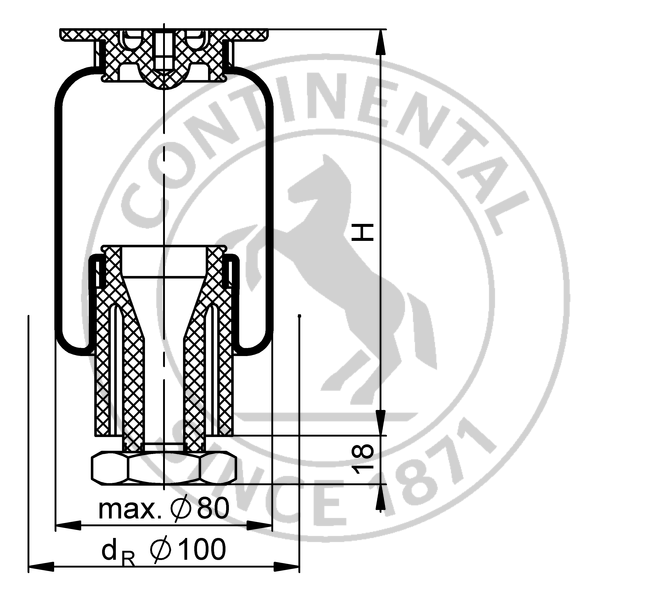 SZ 35-11 G3/8 | Continental ContiTech مشغل هواء من نوع الكم