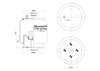 V 1 DK 25-8747 | Vibracoustic Aircruise Luftfjeder til Daimler TAS HT250 Trailer