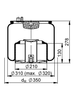4916 N1 P07 | ContiTech Air Spring vir MAN TGA Truck 13t as