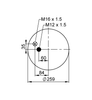 4884 N1 P01, OE Nr. 881.43601.0152 | Arc pneumatic ContiTech pentru camion MAN TGA
