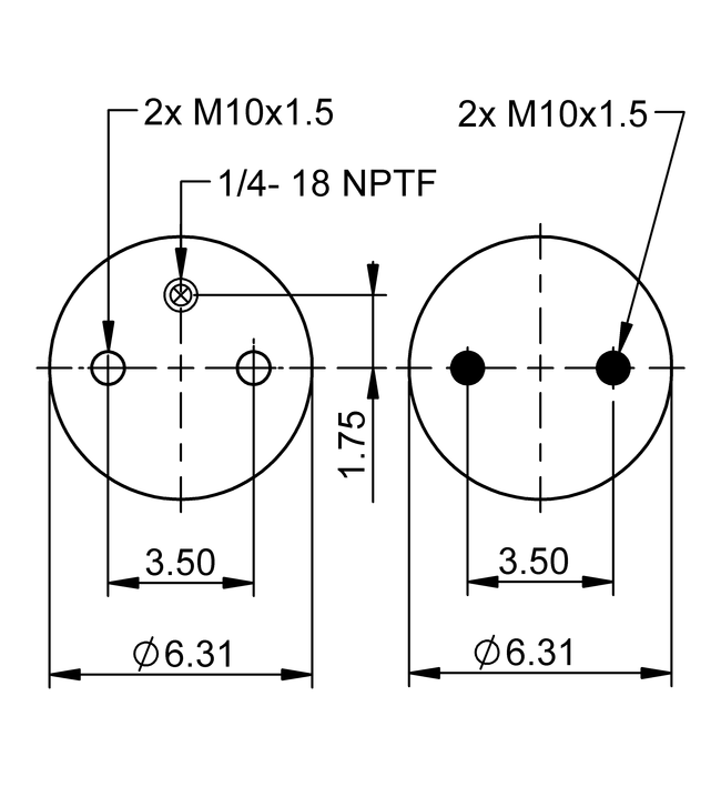 FD 200-19A 730, ΟΕ Αρ. DZ97259440204 | Ελατήριο αέρα ContiTech για φορτηγό Shacman