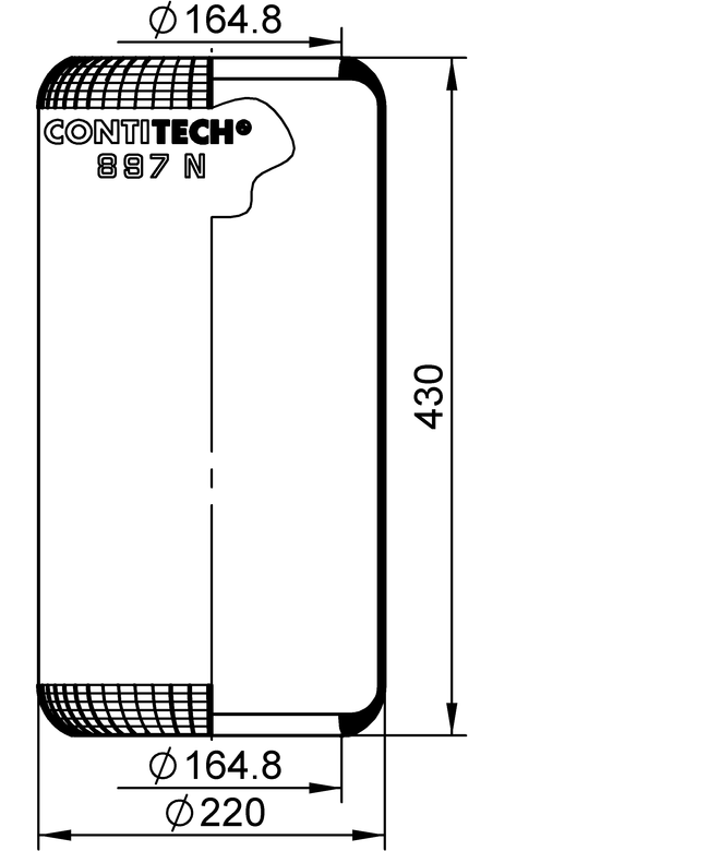 897 N | Scania N 113 C বাসের জন্য কন্টিটেক এয়ার স্প্রিং