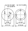 11 10.5-22 S 1199 | Air Spring ContiTech kanggo Hendrickson Axle