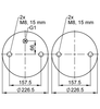 FD 330-22 1/1 M8 | Continental ContiTech محرک هوای دو پیچ