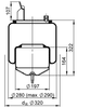 6605 N P01 | ContiTech Air Spring untuk Volvo Lori