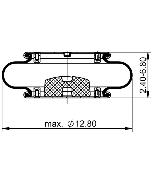 FS 330-11 468, Αντικαθιστά το Firestone W01-358-7009 | ContiTech Air Spring